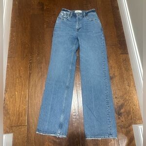 Abercrombie & Fitch Women's High Rise Jeans - Blue